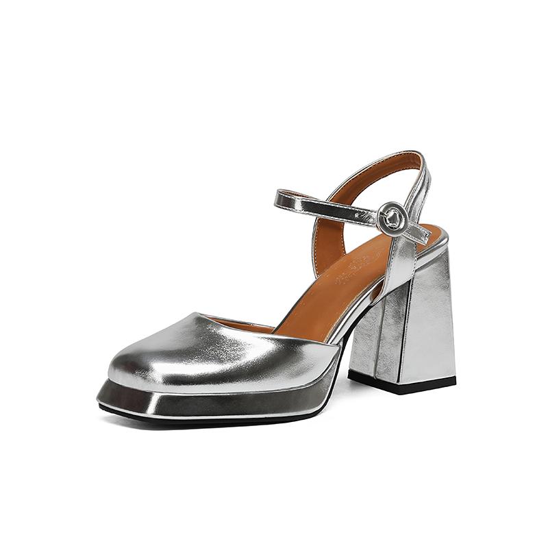 Square Toe With No Exposed Toe, Side Cutout PU Material, Metallic Color Fashion Sandals Super High Thick Heels High Heels 34 срібний
Square Toe With No Exposed Toe, Side Cutout PU Material, Metallic Color Fashion Sandals Super High Thick Heels High Heels 34 срібний