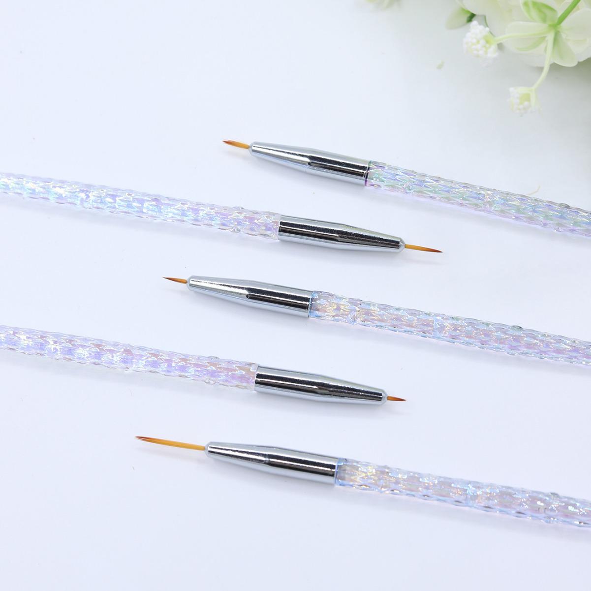Nail Art Liner Pen Set with Crystal Penholder for Carving, Color Painting, and Floral Designs
Nail Art Liner Pen Set with Crystal Penholder for Carving, Color Painting, and Floral Designs