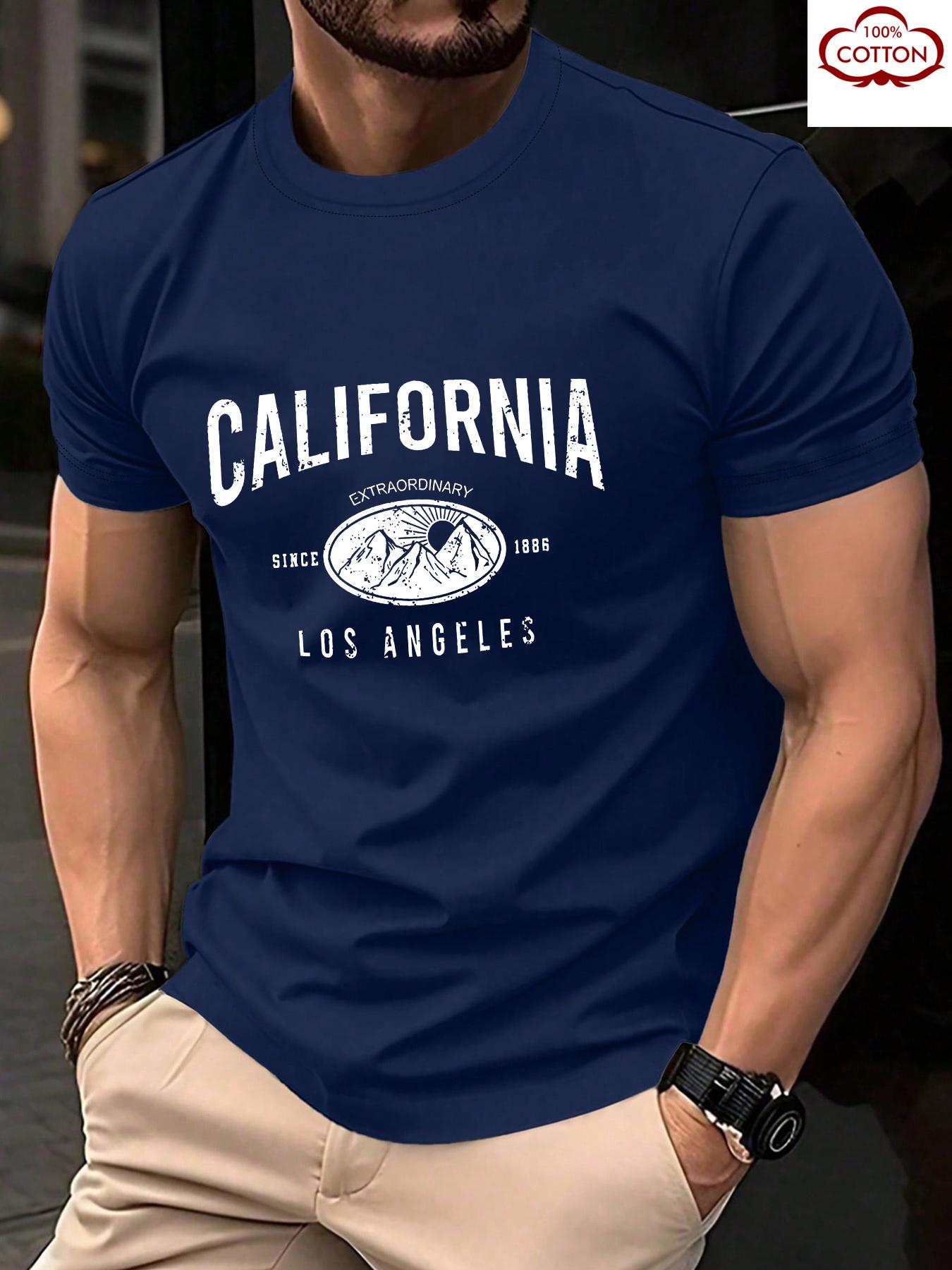 Summer Mens 100 Cotton California Pattern TShirt Retro Bear Star Print Short Sleeve Urban Fashion Street Trend Enthusiast 3XL
Summer Mens 100 Cotton California Pattern TShirt Retro Bear Star Print Short Sleeve Urban Fashion Street Trend Enthusiast 3XL