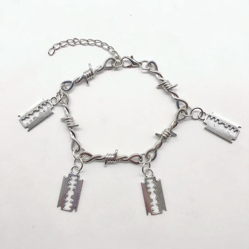 Small Wire Brambles Iron Unisex Choker Bracelet Women Hip-hop Gothic Punk Blade Barbed Wire Little Thorns Bracelet Choker Gifts
Small Wire Brambles Iron Unisex Choker Bracelet Women Hip-hop Gothic Punk Blade Barbed Wire Little Thorns Bracelet Choker Gifts