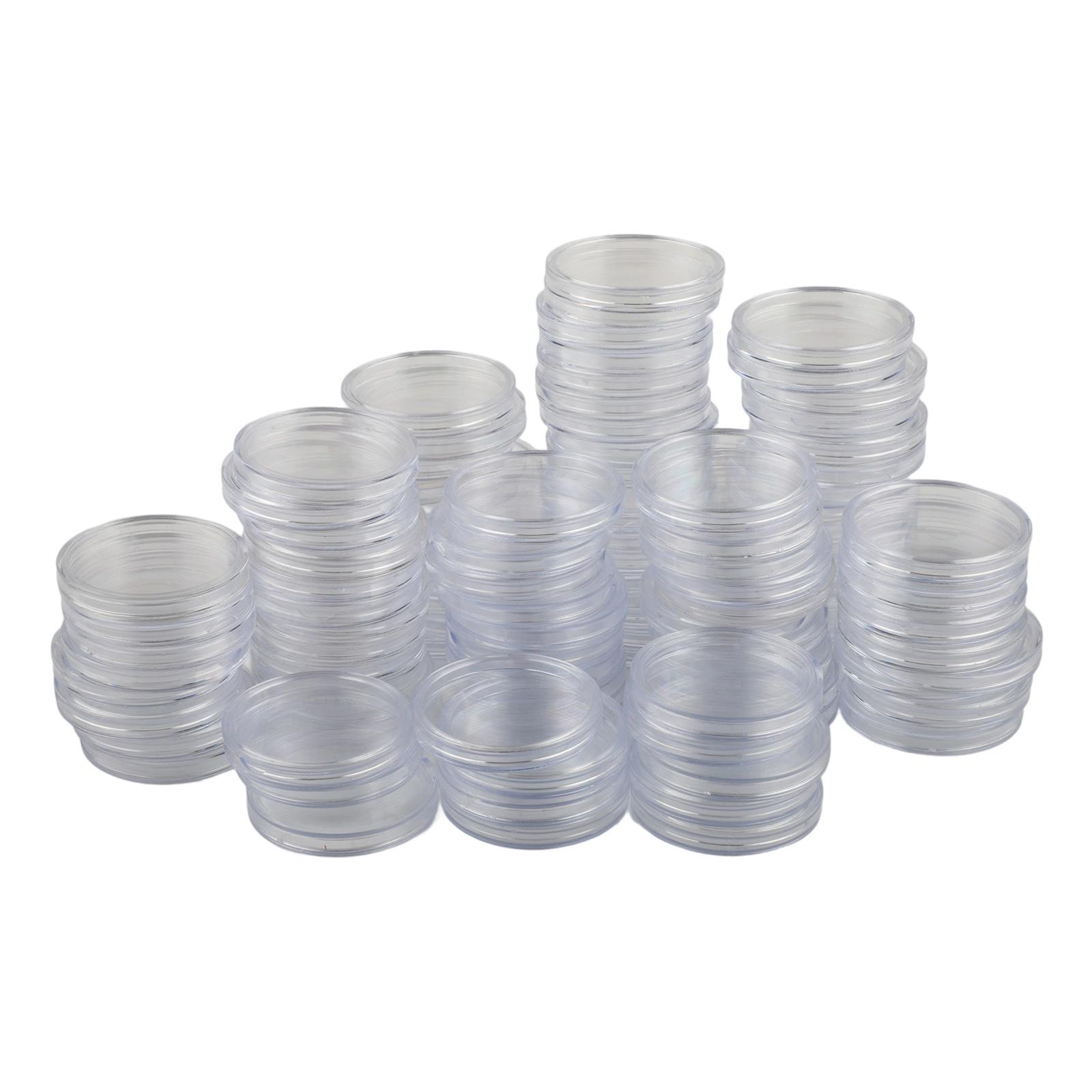 Protective Round Coin Case Capsule Container, 100Pcs, Transparent Plastic, Ideal for Storing Beads and Capsules China Mainland
Protective Round Coin Case Capsule Container, 100Pcs, Transparent Plastic, Ideal for Storing Beads and Capsules China Mainland