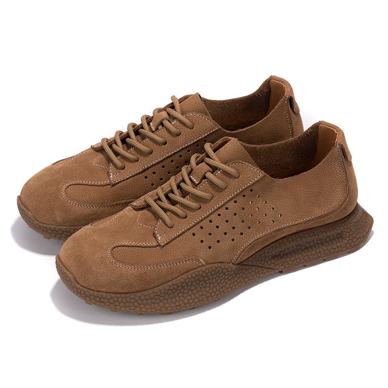 Первый слой коровьей кожи, повседневная мужская обувь, новая обувь с круглым носком, из дышащей мягкой кожи, на мягкой подошве, для мужчин 44 хаки
Первый слой коровьей кожи, повседневная мужская обувь, новая обувь с круглым носком, из дышащей мягкой кожи, на мягкой подошве, для мужчин 44 хаки