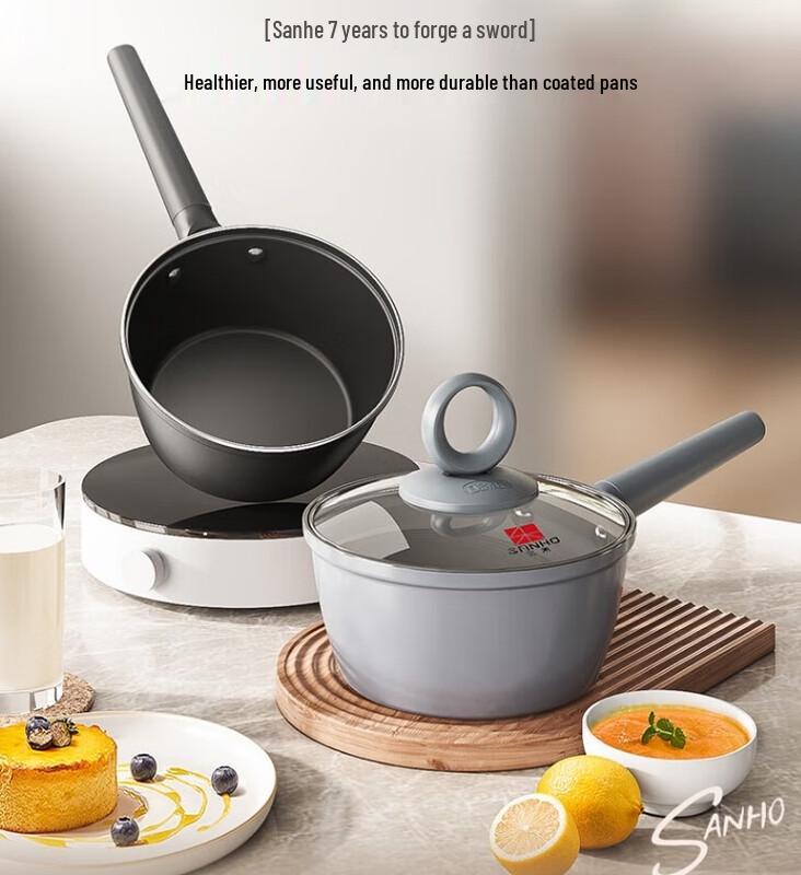 Sanhe 18cm Non-stick Titanium Alloy Milk Pot
Sanhe 18cm Non-stick Titanium Alloy Milk Pot
