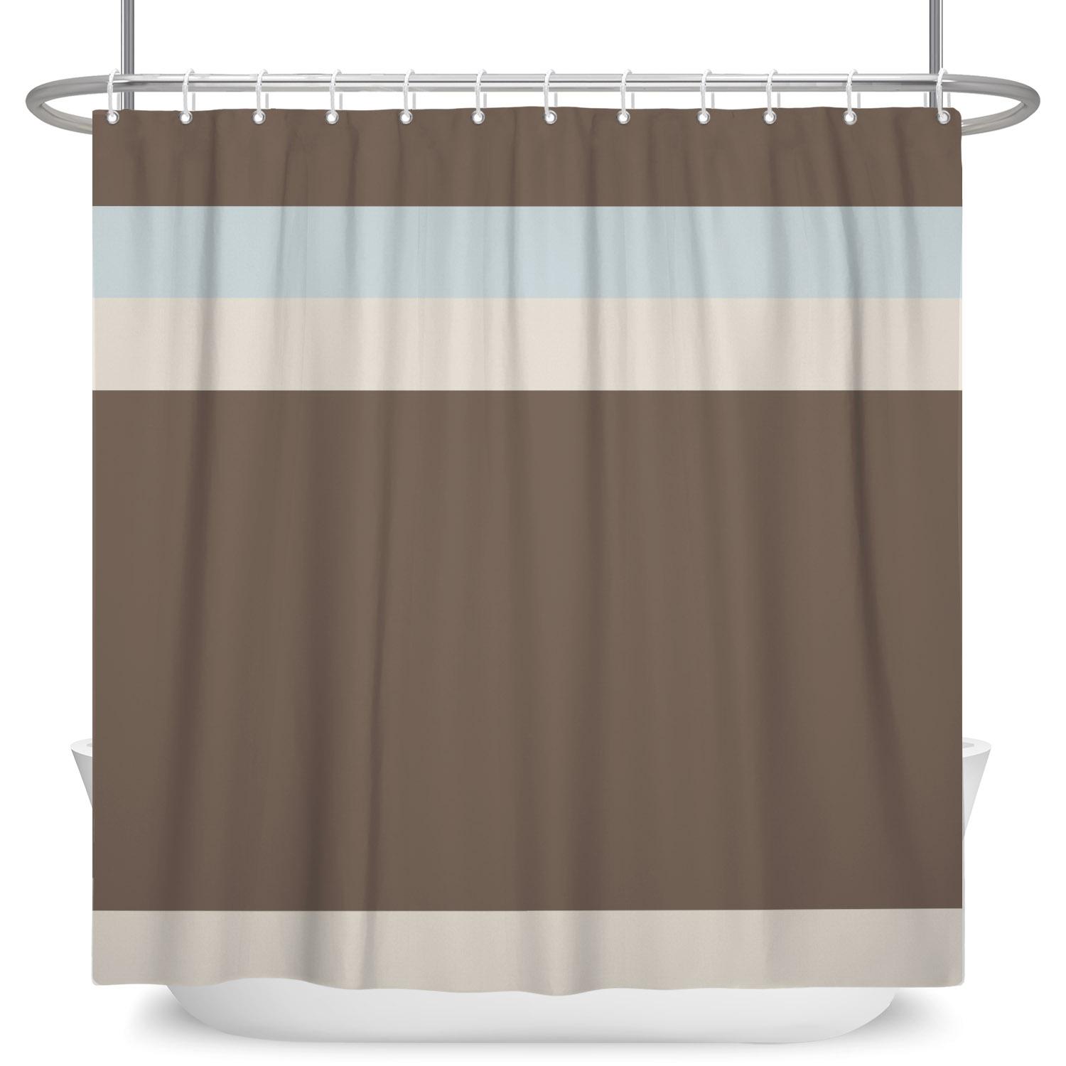 Minimalist Striped Shower Curtain Modern Color Block Gradient Design Waterproof Bath Curtain Bathroom Decor Polyester With Hooks W60H190(CM)-1 Pcs
Minimalist Striped Shower Curtain Modern Color Block Gradient Design Waterproof Bath Curtain Bathroom Decor Polyester With Hooks W60H190(CM)-1 Pcs