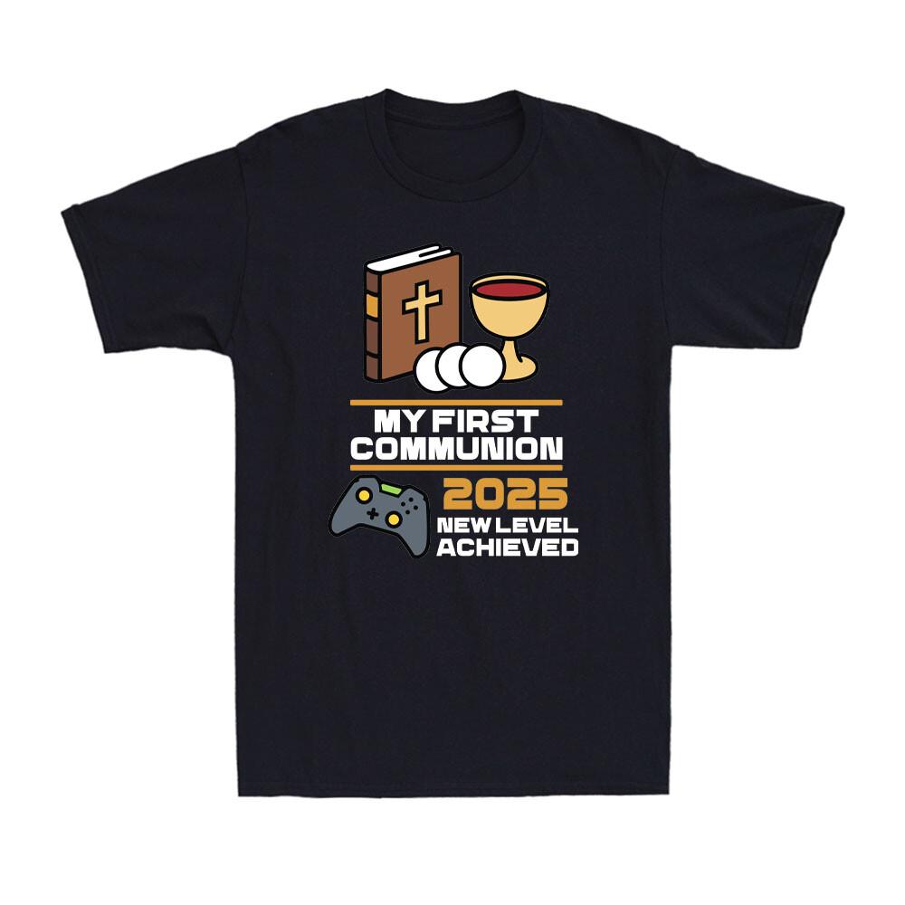 My 1st First Communion 2025 New Level Achieved Controller Video Game T-Shirt Unisex T-Shirt XL
My 1st First Communion 2025 New Level Achieved Controller Video Game T-Shirt Unisex T-Shirt XL