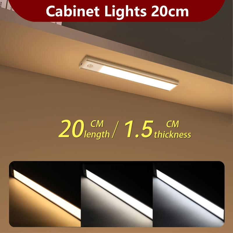 Night Light Under Cabinet Lights Ultra Thin LED Light Motion Sensor Wireless Rechargeable 3 Color For Kitchen Bedroom Lighting 1pcs
Night Light Under Cabinet Lights Ultra Thin LED Light Motion Sensor Wireless Rechargeable 3 Color For Kitchen Bedroom Lighting 1pcs