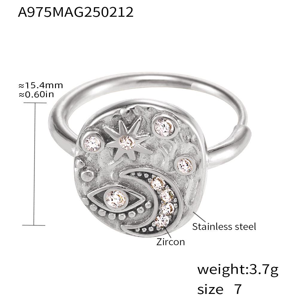 Mili 5A Zircon Star Moon Devil s Eye Toe Ring - Light Luxury Fashion Jewelry for Women Size 7
Mili 5A Zircon Star Moon Devil s Eye Toe Ring - Light Luxury Fashion Jewelry for Women Size 7
