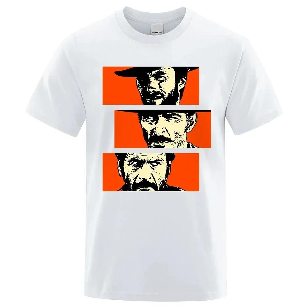 Summer Men s T-shirt The Good The Bad and Ugly Blondie Angel Eyes Tuco Cowboy Printed T-shirt Oversized Tee Shirt Men Clothes S
Summer Men s T-shirt The Good The Bad and Ugly Blondie Angel Eyes Tuco Cowboy Printed T-shirt Oversized Tee Shirt Men Clothes S