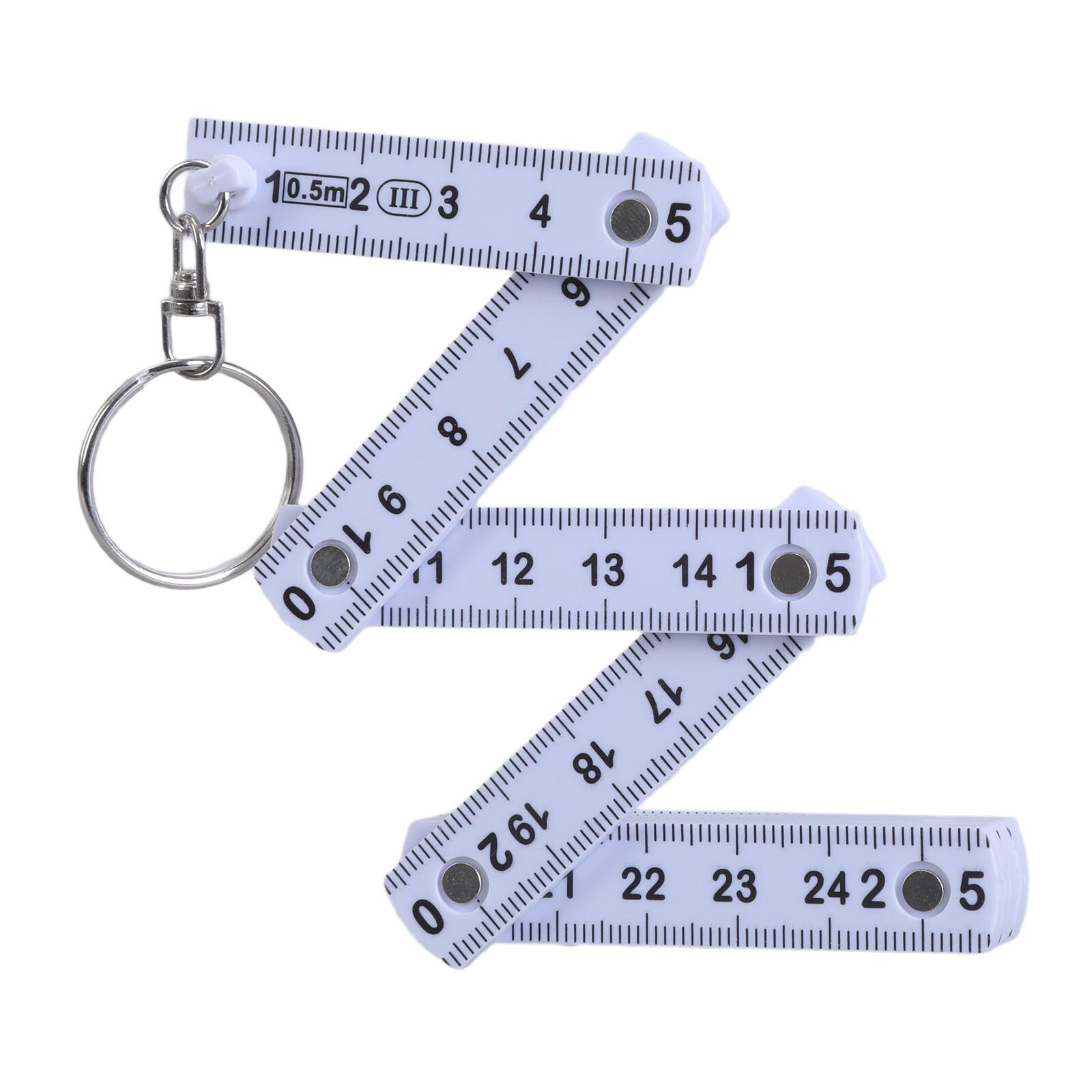 Compact Folding Ruler Keyring Multifunction Mini Folding Ruler Keychain Easy to Carry for Convenient Measuring Anywhere 1
Compact Folding Ruler Keyring Multifunction Mini Folding Ruler Keychain Easy to Carry for Convenient Measuring Anywhere 1