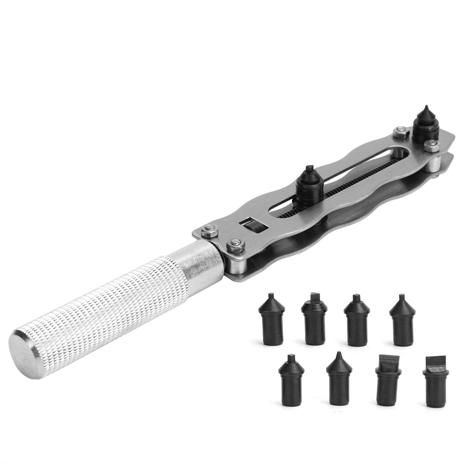 Набор открывателей задних крышек часов Нескользящая легированная сталь Съемник крышек часов Инструменты для ремонта
Набор открывателей задних крышек часов Нескользящая легированная сталь Съемник крышек часов Инструменты для ремонта