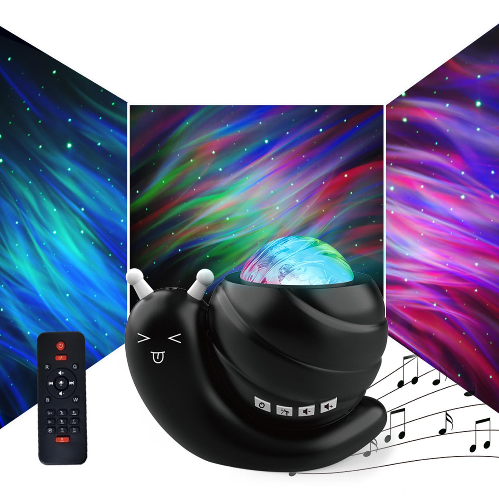 Нічник BT Speaker, лампа проектора равлик зоряного неба, креативний подарунок для спальні, Aurora чорний
Нічник BT Speaker, лампа проектора равлик зоряного неба, креативний подарунок для спальні, Aurora чорний