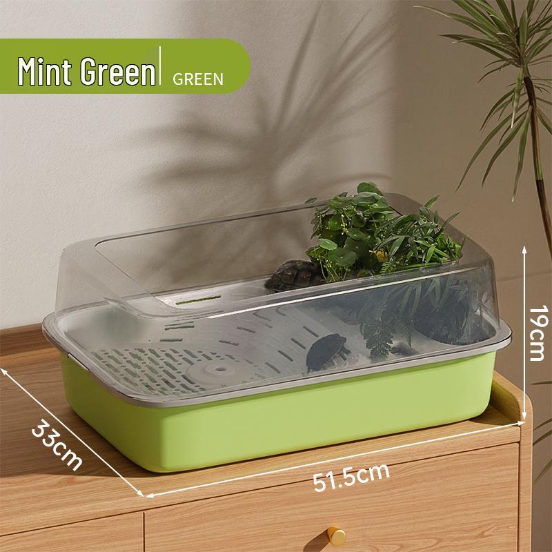 Luxury Turtle Tank with Hiding House & Sunning Platform - Large Villa Design for Eco-Friendly Home Use
Luxury Turtle Tank with Hiding House & Sunning Platform - Large Villa Design for Eco-Friendly Home Use