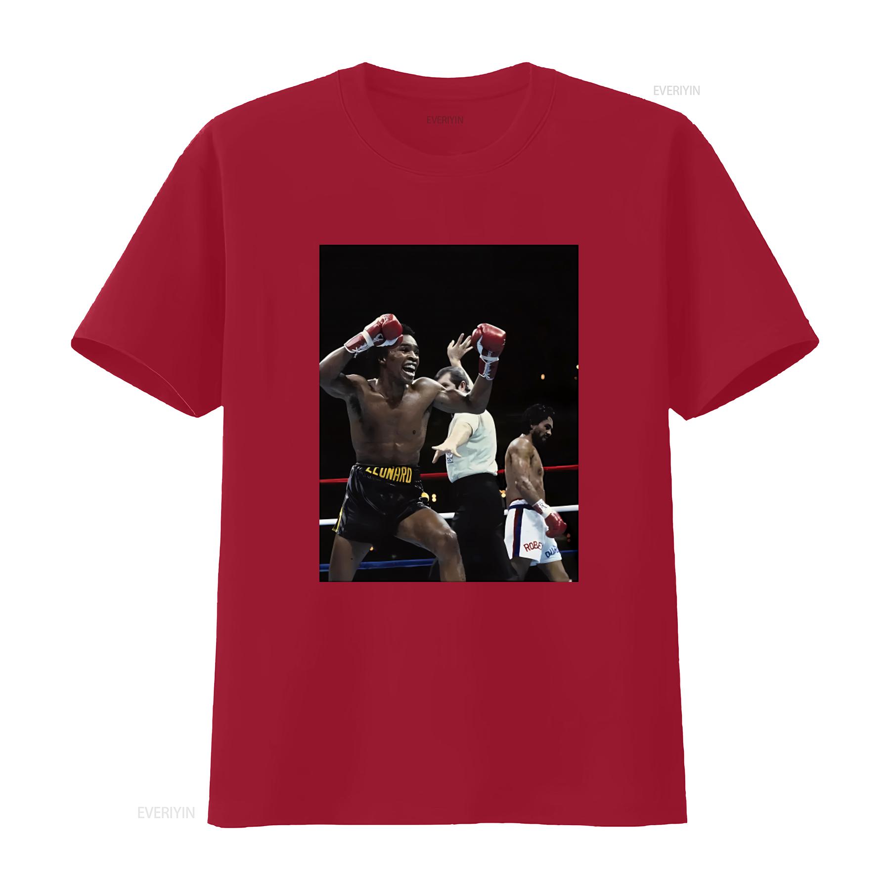 Classic Boxing Match Sugar Ray Leonard VS Roberto Duran Ultra Soft Comfortable T shirt vintage Washed Unisex Breathable fashion S
Classic Boxing Match Sugar Ray Leonard VS Roberto Duran Ultra Soft Comfortable T shirt vintage Washed Unisex Breathable fashion S