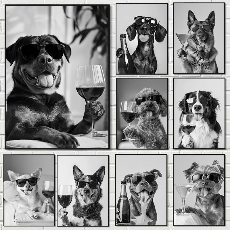 Funny Animal Collies Drinking Champagne Minimalist Animal Portraits Poster Canvas Paintings Wall Art Pictures Home Decor 21cm×30cm NoFrame
Funny Animal Collies Drinking Champagne Minimalist Animal Portraits Poster Canvas Paintings Wall Art Pictures Home Decor 21cm×30cm NoFrame