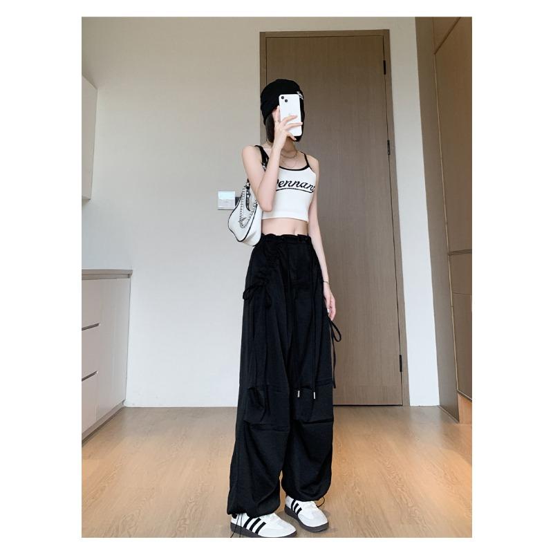 American Trendy Workwear Trousers for Women Spring and Autumn New Loose Casual Quick-drying Petite Paratrooper S чёрный
American Trendy Workwear Trousers for Women Spring and Autumn New Loose Casual Quick-drying Petite Paratrooper S чёрный
