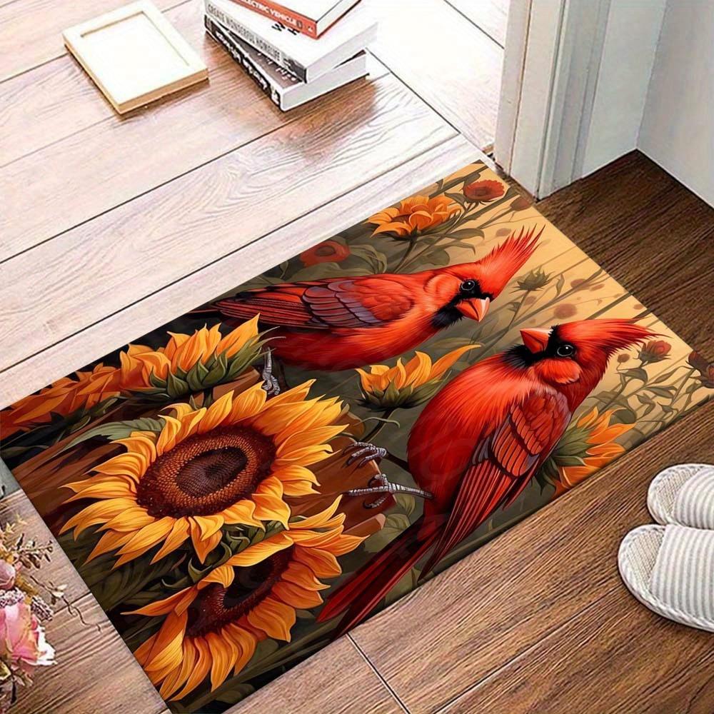 1pc Cardinal and Sunflower Area Rug, Slip-Resistant, Easy-Clean, Stain-Resistant, Perfect for Cozy Living Rooms, Bedrooms, Kitchens, Offices 60cm by 90cm
1pc Cardinal and Sunflower Area Rug, Slip-Resistant, Easy-Clean, Stain-Resistant, Perfect for Cozy Living Rooms, Bedrooms, Kitchens, Offices 60cm by 90cm