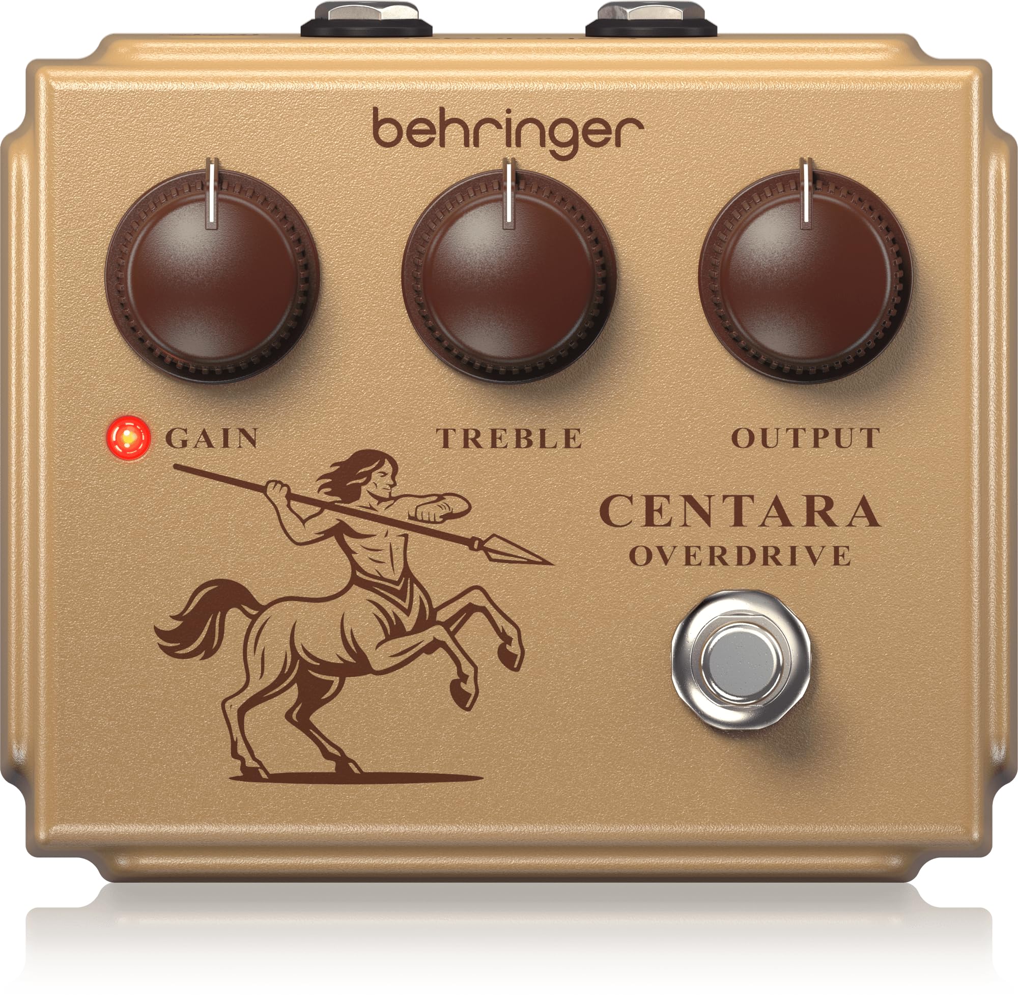 Behringer CENTARA A transparent overdrive pedal recreating the legendary classic in a compact metal enclosure OVERDRIVE
Behringer CENTARA A transparent overdrive pedal recreating the legendary classic in a compact metal enclosure OVERDRIVE