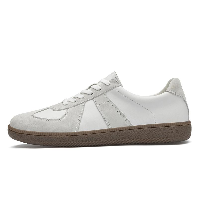 Korean version of the new retro versatile leather color matching platform casual sports board shoes Dexun flying weaving breathable mesh men s shoes 37
Korean version of the new retro versatile leather color matching platform casual sports board shoes Dexun flying weaving breathable mesh men s shoes 37