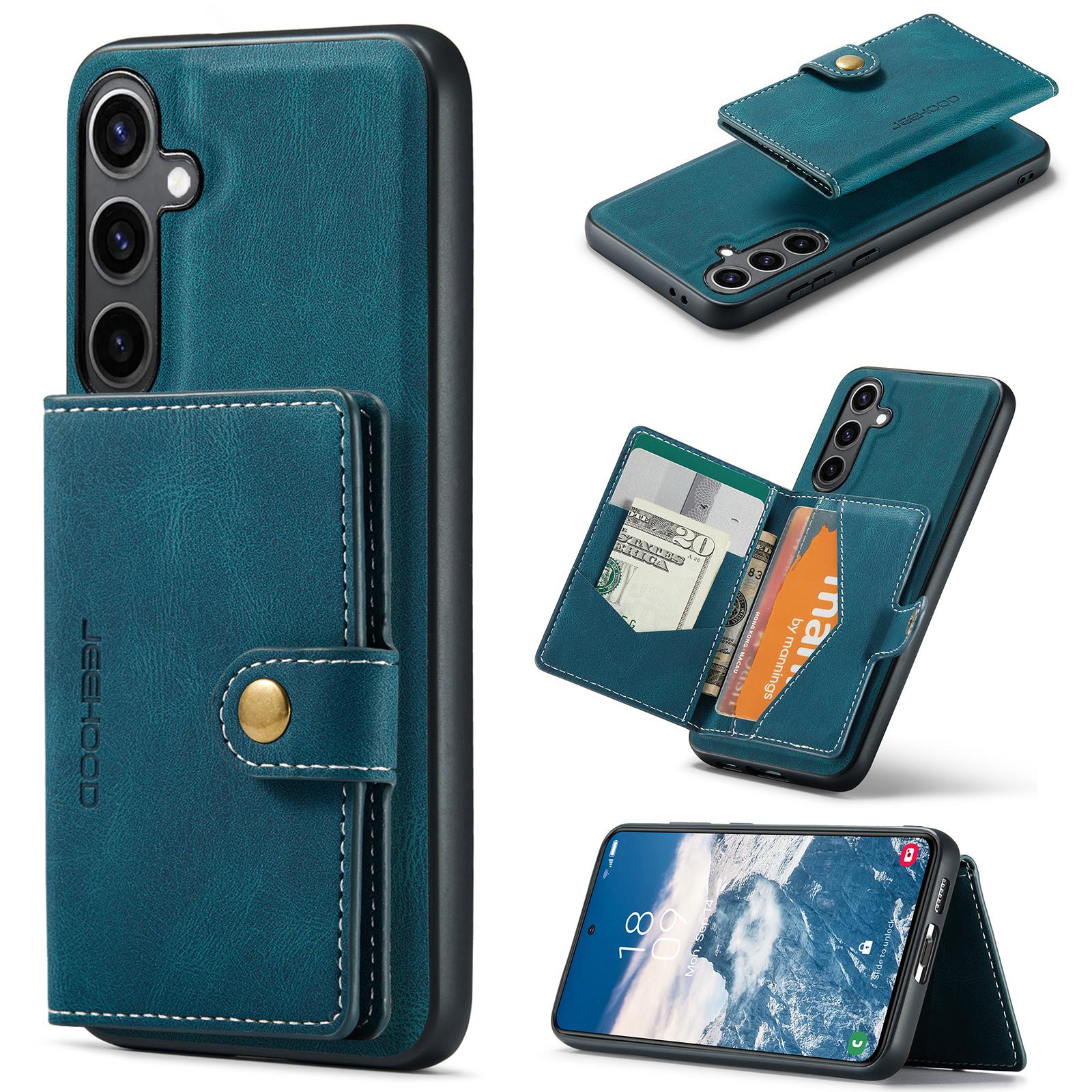For Samsung Galaxy S25 Case JEEHOOD J01 Retro Leather Phone Back Cover with Detachable Magnetic Card Holder D
For Samsung Galaxy S25 Case JEEHOOD J01 Retro Leather Phone Back Cover with Detachable Magnetic Card Holder D