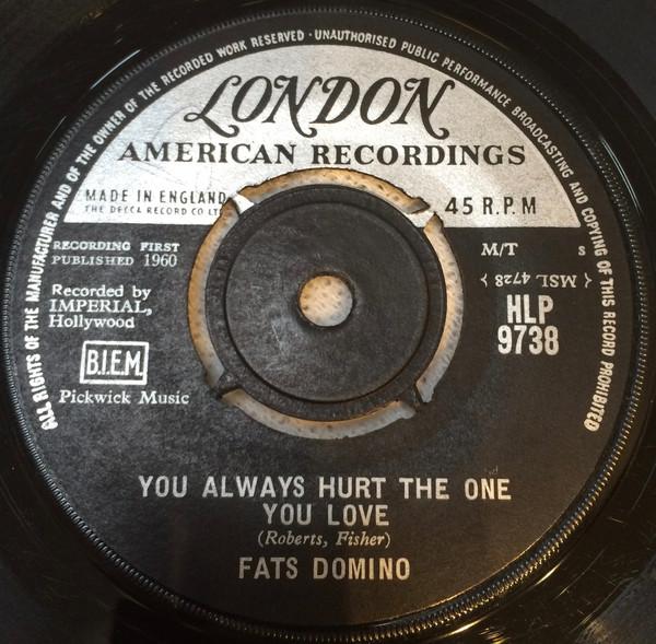 7-дюймовая пластинка FATS DOMINO - Ты всегда причиняешь боль тому, кого любишь / HLP9738 London Records, 1963 UK Рок Б/У
7-дюймовая пластинка FATS DOMINO - Ты всегда причиняешь боль тому, кого любишь / HLP9738 London Records, 1963 UK Рок Б/У
