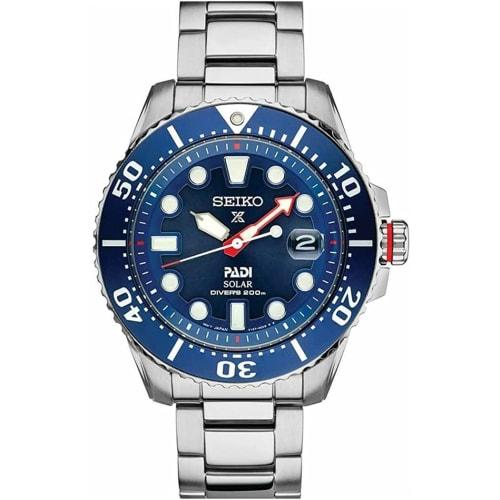 Seiko Prospex Solar Diver PADI Special Edition SNE549 Men s Analog Watch in Silver and Navy (Overseas Model)
Seiko Prospex Solar Diver PADI Special Edition SNE549 Men s Analog Watch in Silver and Navy (Overseas Model)