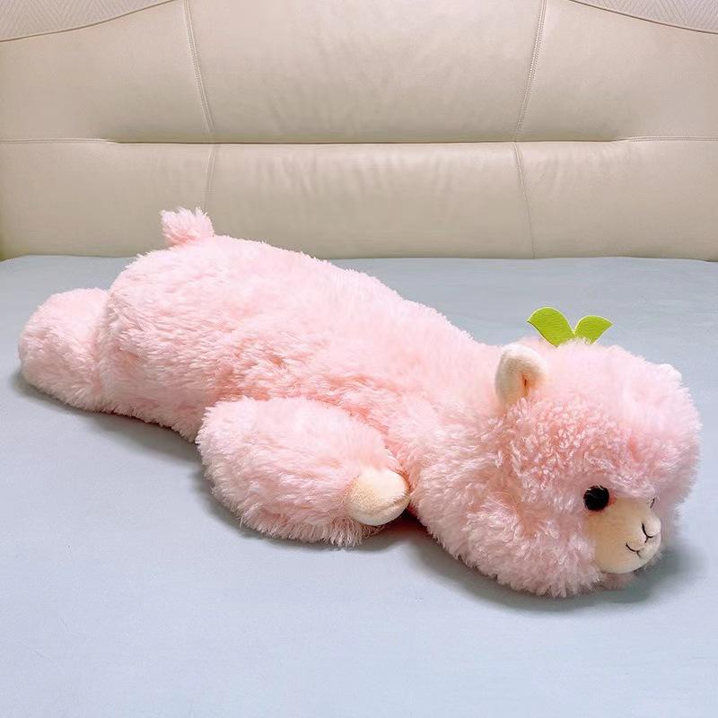 Cute Alpaca Plush Toy Large Long-Haired Lamb Doll Doll Wedding 80 cm.
Cute Alpaca Plush Toy Large Long-Haired Lamb Doll Doll Wedding 80 cm.