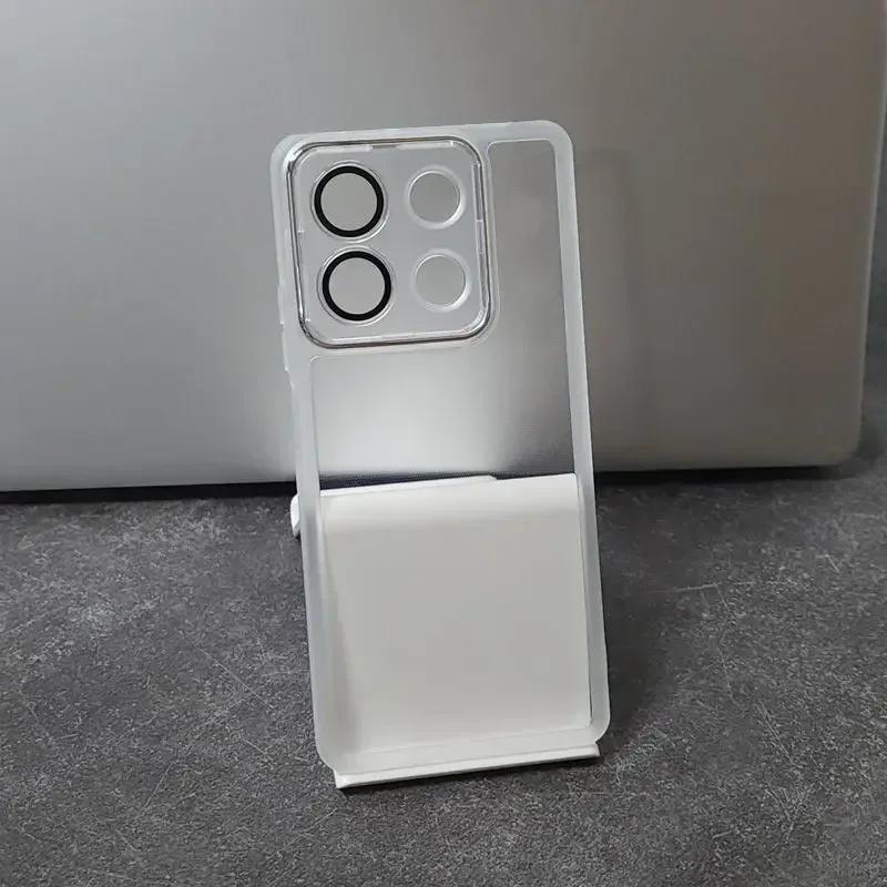 Full Lens Camera Protection Film Phone Case for Xiaomi Poco X6 PocoX6 5G Soft Clear Silicone Advanced Sense Frosted Frame Covers Poco X6
Full Lens Camera Protection Film Phone Case for Xiaomi Poco X6 PocoX6 5G Soft Clear Silicone Advanced Sense Frosted Frame Covers Poco X6