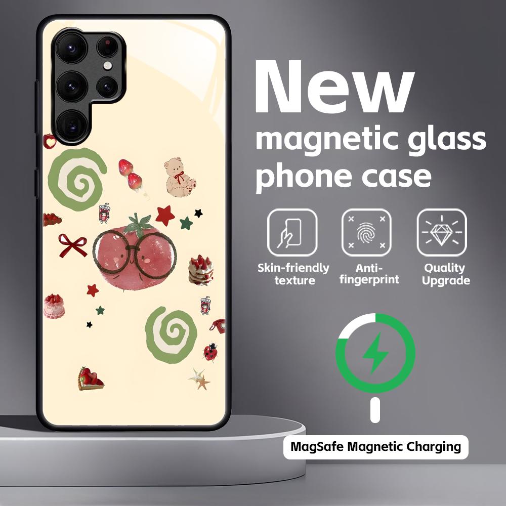 Fruit Art Images Phone Case For Samsung S26 S25 S24 S23 S22 S21 Plus Ultra Note20 Glass Magnetic Case Galaxy S24 Ultra
Fruit Art Images Phone Case For Samsung S26 S25 S24 S23 S22 S21 Plus Ultra Note20 Glass Magnetic Case Galaxy S24 Ultra