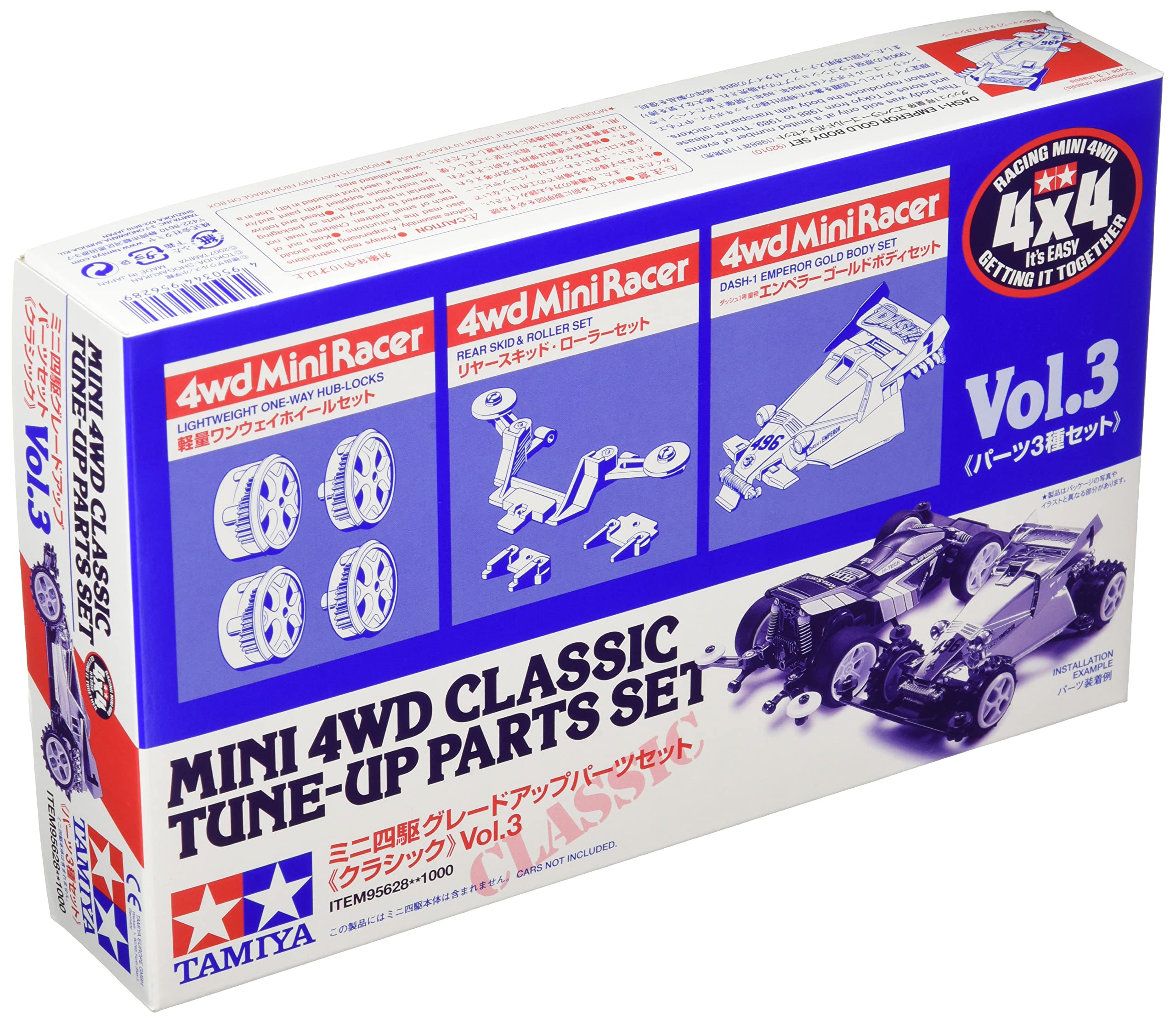 TAMIYA Mini 4WD Special Project Product Mini 4WD Grade Up Parts Set Classic 95628 Vol.3
TAMIYA Mini 4WD Special Project Product Mini 4WD Grade Up Parts Set Classic 95628 Vol.3