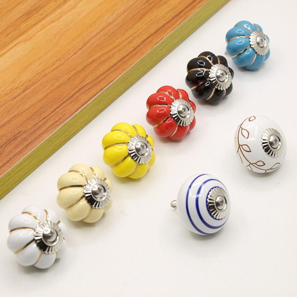 No- punching Ceramic Cabinet Knob Single Hole Drawer Knobs Vintage Door Pull Handles Children Room 8
No- punching Ceramic Cabinet Knob Single Hole Drawer Knobs Vintage Door Pull Handles Children Room 8