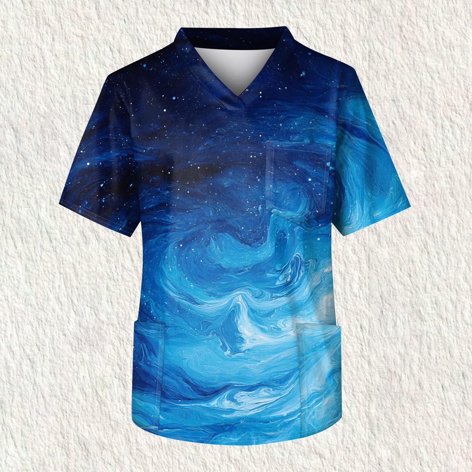 Мужская рабочая блузка с короткими рукавами и v-образным вырезом с принтом, топ с нагрудным карманом XXXL
Мужская рабочая блузка с короткими рукавами и v-образным вырезом с принтом, топ с нагрудным карманом XXXL