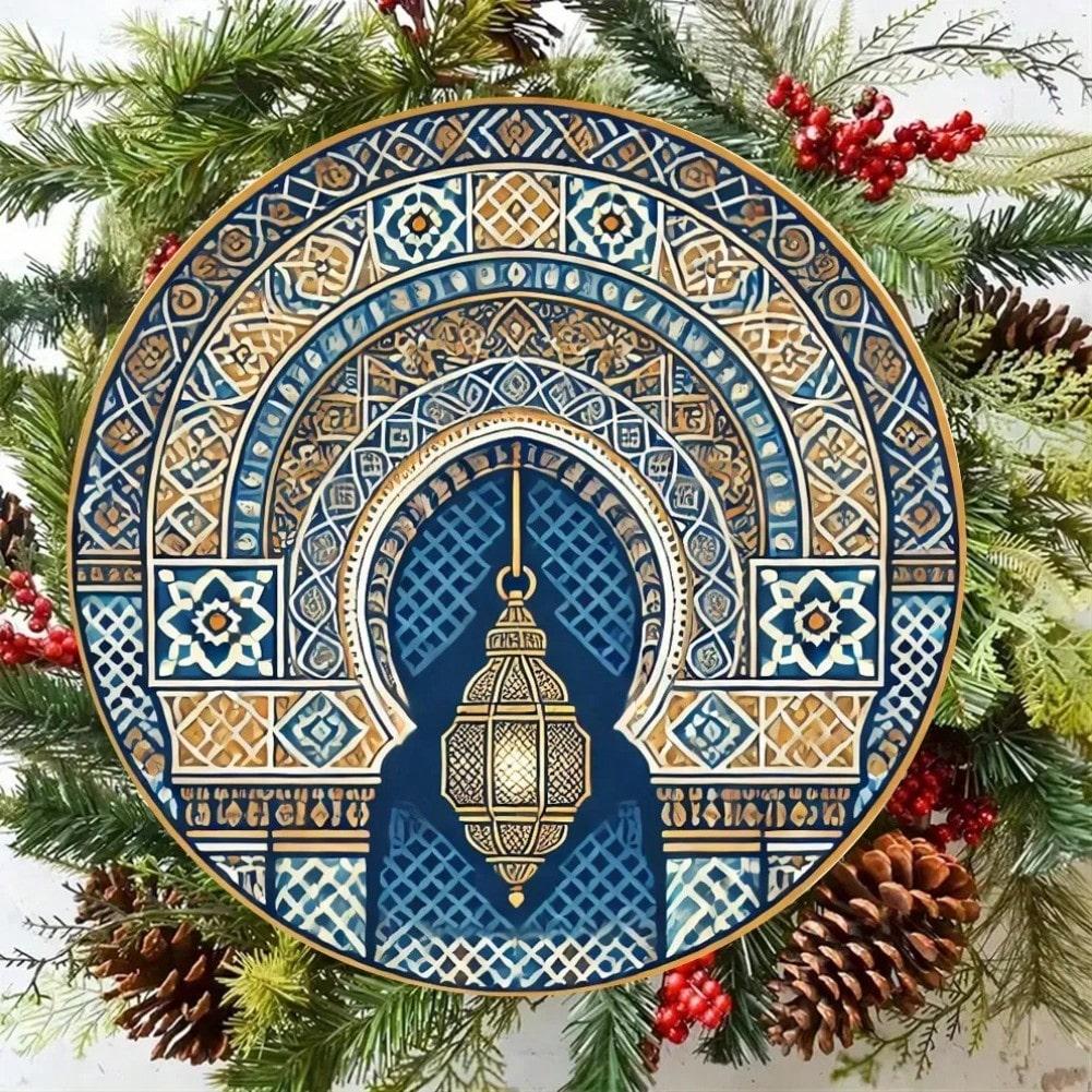 2D Moroccan Wall Art Blue Gold Geometric Metal Decor Vintage Iron Finish for Home Cafe TYA37454-20x20cm різнокольоровий
2D Moroccan Wall Art Blue Gold Geometric Metal Decor Vintage Iron Finish for Home Cafe TYA37454-20x20cm різнокольоровий