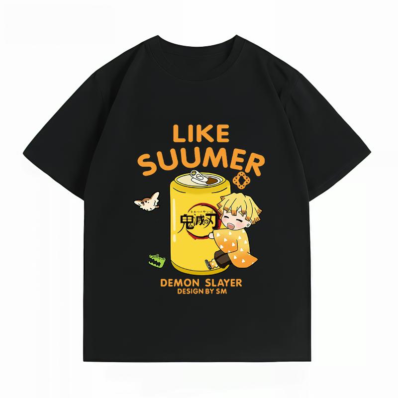 Bandai Demon Slayer Zenitsu Summer Print Tshirt Casual Short Sleeve Cotton Anime Streetwear Unisexs Tshirt S
Bandai Demon Slayer Zenitsu Summer Print Tshirt Casual Short Sleeve Cotton Anime Streetwear Unisexs Tshirt S