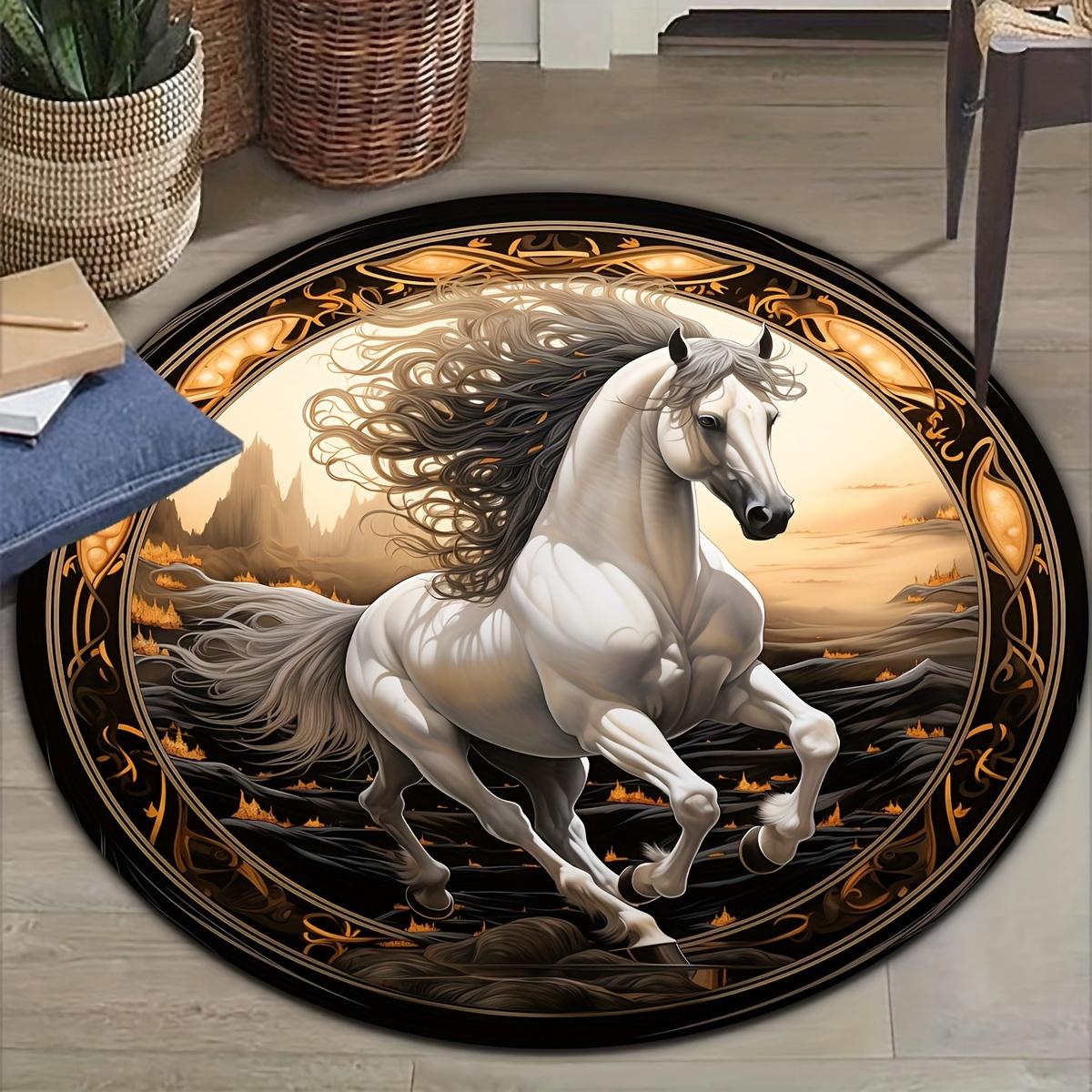 Stylish Rose Print Round Area Rug Non Slip Water Resistant Floor Mat Kitchen Hallway Bedroom Living Room Decor Diameter 60cm
Stylish Rose Print Round Area Rug Non Slip Water Resistant Floor Mat Kitchen Hallway Bedroom Living Room Decor Diameter 60cm