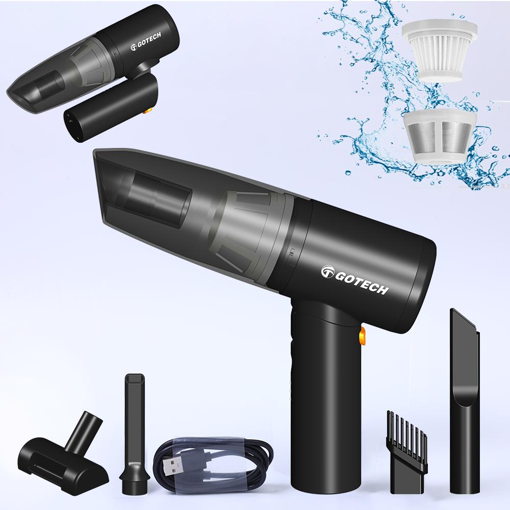 Умный портативный пылесос высокой мощности 8000 Па сильное всасывание беспроводной перезаряжаемый автомобильный пылесос с двойным фильтром 
Умный портативный пылесос высокой мощности 8000 Па сильное всасывание беспроводной перезаряжаемый автомобильный пылесос с двойным фильтром