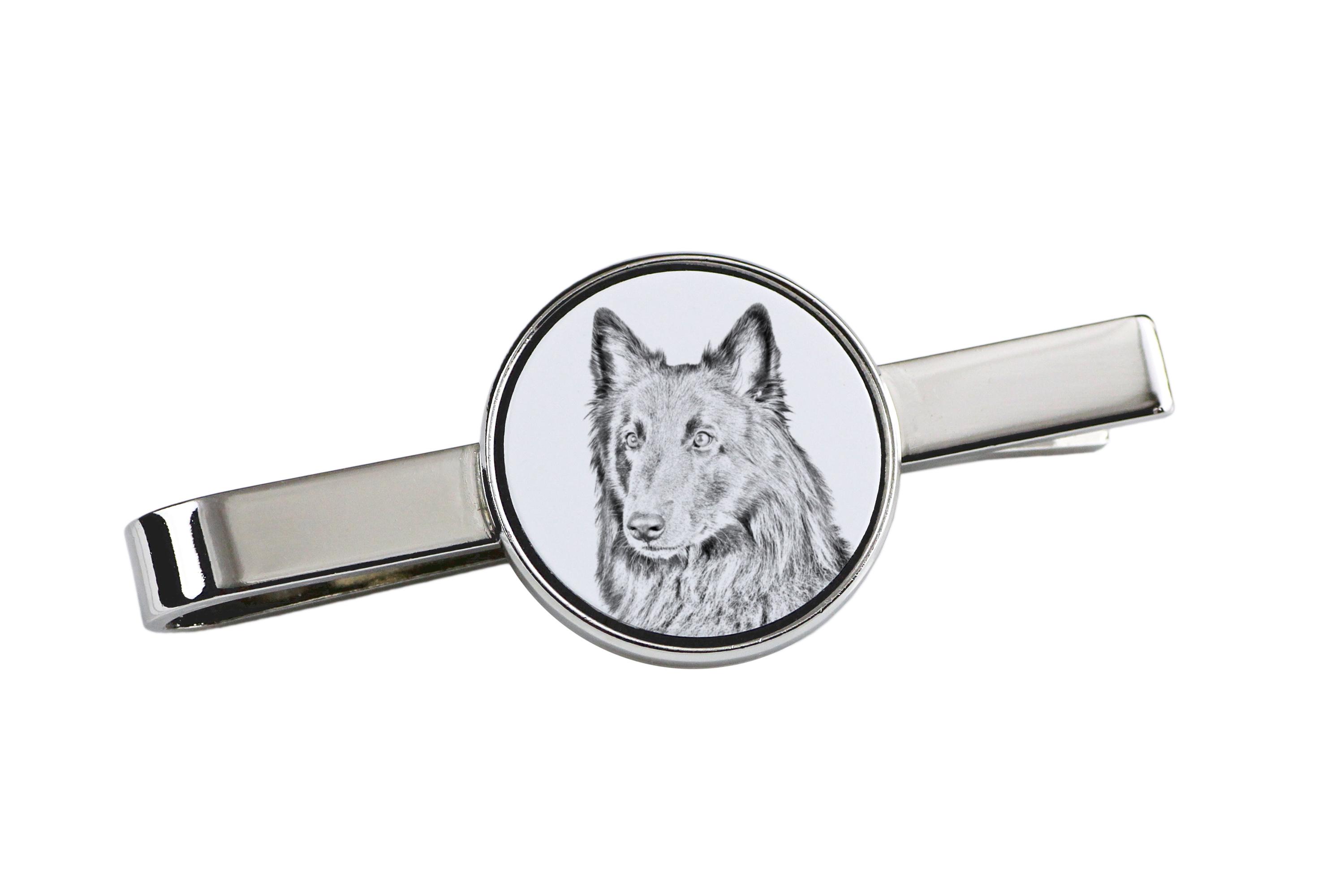 Belgian Shepherd Dog, Belgian Sheepdog - tie clip with a dog, personalized tie clip, a unique gift for a man from the Art-Dog brand срібний
Belgian Shepherd Dog, Belgian Sheepdog - tie clip with a dog, personalized tie clip, a unique gift for a man from the Art-Dog brand срібний
