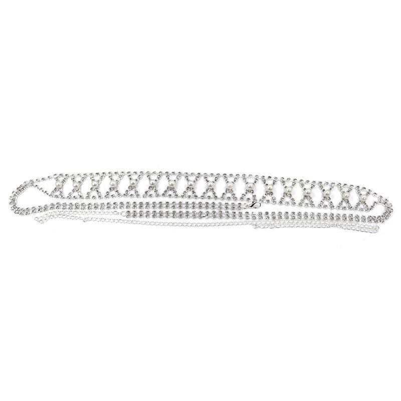 New, European And American Personality Hollow Sexy Rhinestone Pearl Belly Dance Waist Chain Body Chain Waistchain
New, European And American Personality Hollow Sexy Rhinestone Pearl Belly Dance Waist Chain Body Chain Waistchain