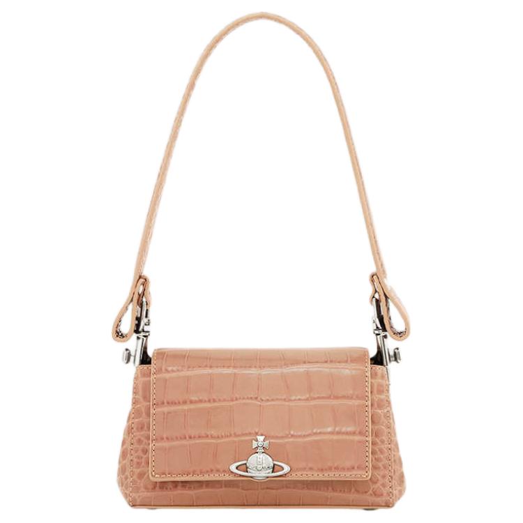 Vivienne Westwood Hazel Saturn Logo Crocodile Embossed Texture Calfskin Tote Shoulder Bag Small Women bags Light-Pink 4603000WWL0098G407 Basic Set (Bag+Dust Bag)
Vivienne Westwood Hazel Saturn Logo Crocodile Embossed Texture Calfskin Tote Shoulder Bag Small Women bags Light-Pink 4603000WWL0098G407 Basic Set (Bag+Dust Bag)
