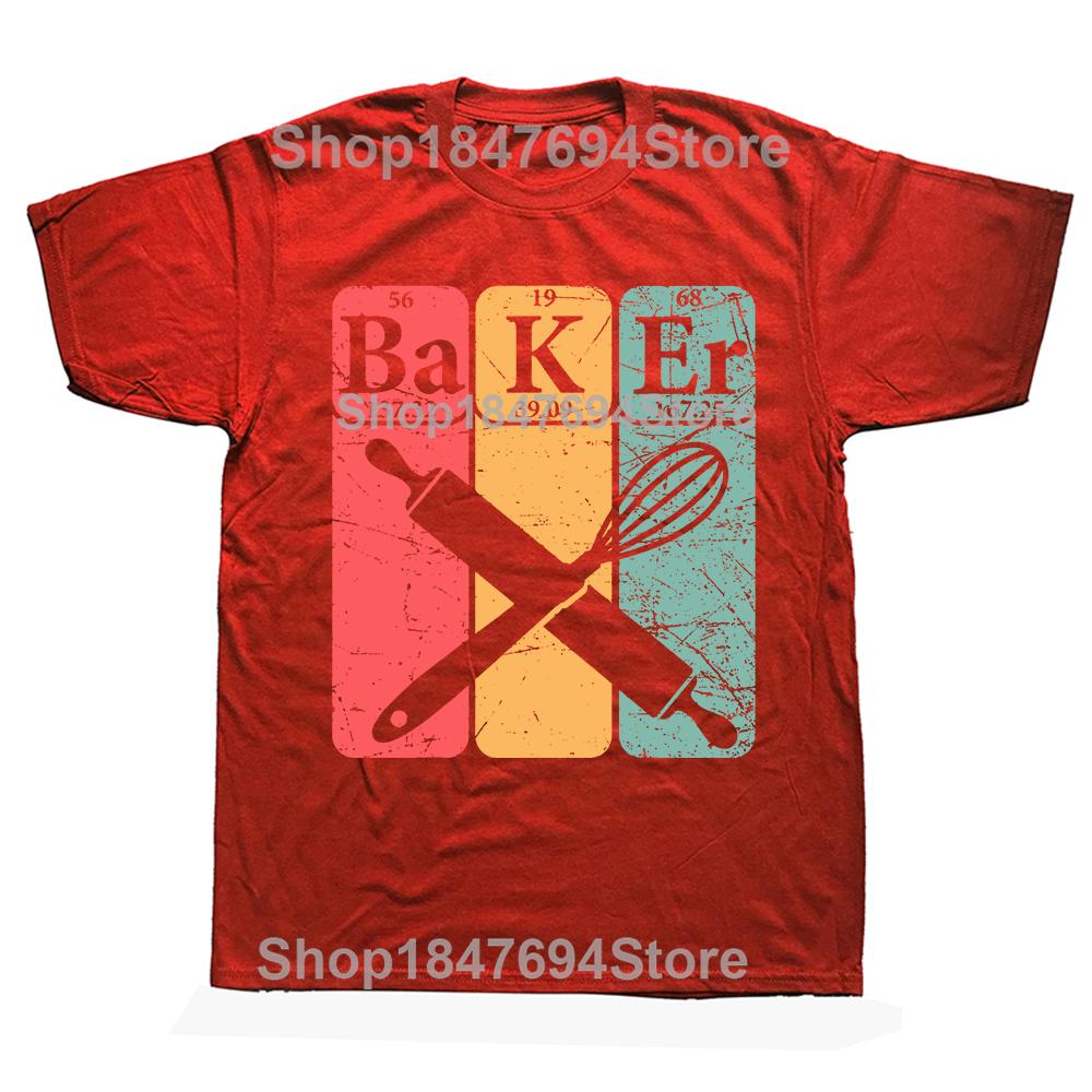 Funny Baker Periodic Table Baking Nerd Vintage T Shirts Summer Cotton Streetwear Short Sleeve chef cooking Gifts Tshirt Men S
Funny Baker Periodic Table Baking Nerd Vintage T Shirts Summer Cotton Streetwear Short Sleeve chef cooking Gifts Tshirt Men S