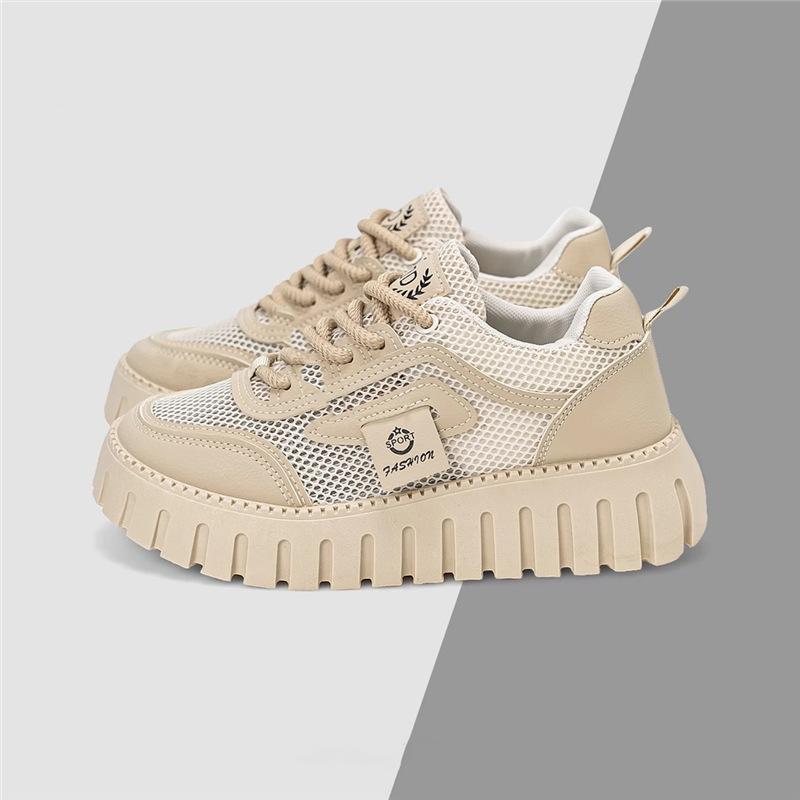 2025 summer women s shoes new breathable hollow mesh shoes women s Korean version versatile thick-soled white shoes sports and leisure board shoes 35
2025 summer women s shoes new breathable hollow mesh shoes women s Korean version versatile thick-soled white shoes sports and leisure board shoes 35
