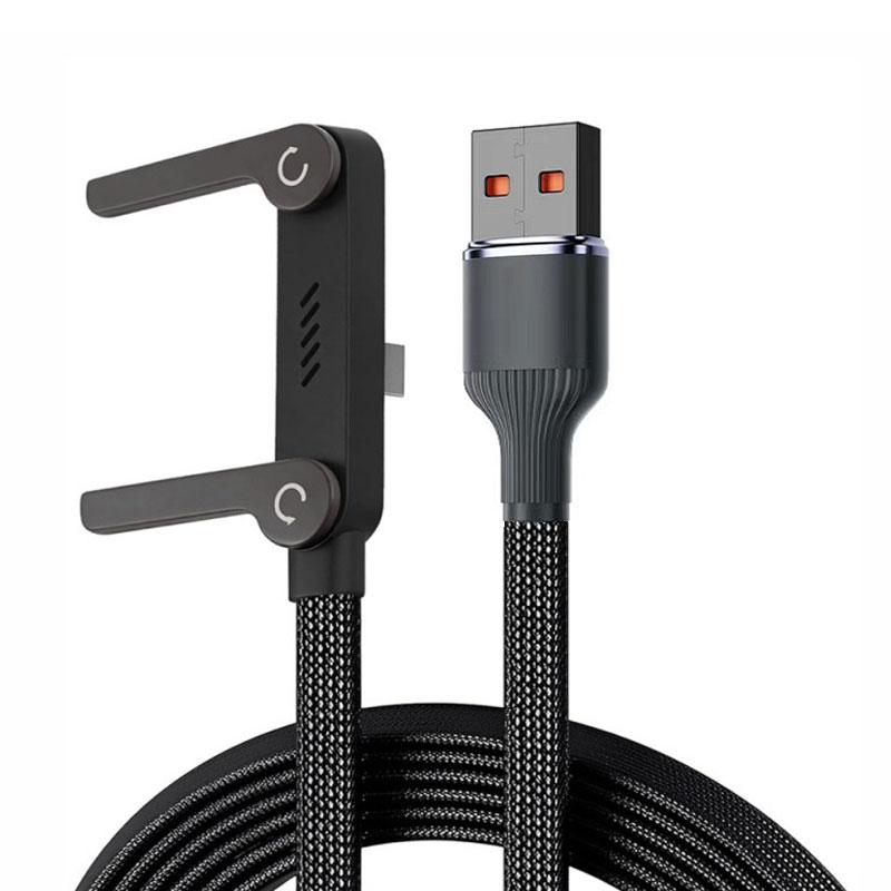 240W PD Fast Charging Type C to Type C Cable USB C to Type C Cable with Foldable Stand Phone Holder For HUAWEI 1.5m
240W PD Fast Charging Type C to Type C Cable USB C to Type C Cable with Foldable Stand Phone Holder For HUAWEI 1.5m