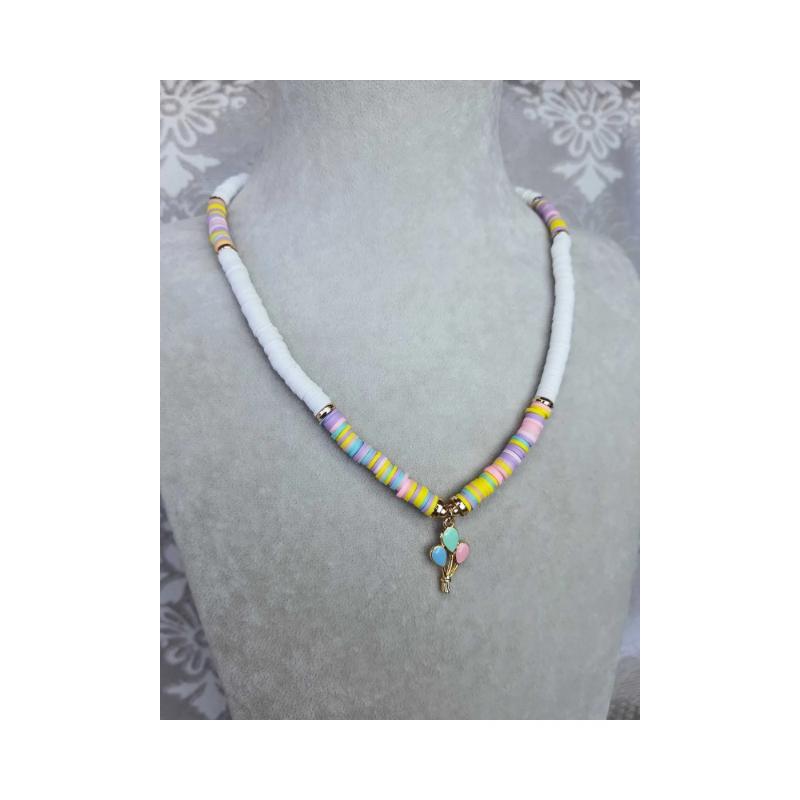 By Tim Desing Ожерелье с камнем Fimo и летающим воздушным шаром Ожерелье с позолотой 45 cm золотой
By Tim Desing Ожерелье с камнем Fimo и летающим воздушным шаром Ожерелье с позолотой 45 cm золотой