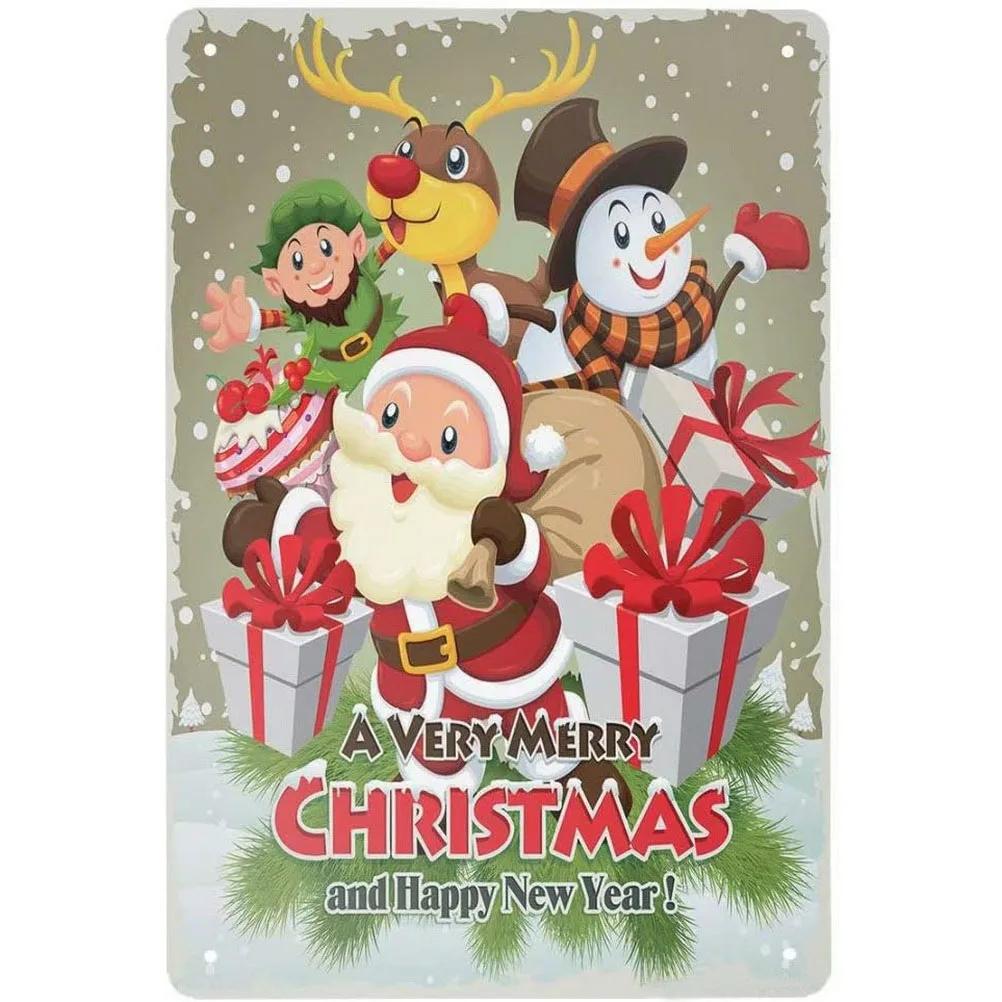 Plaque Metal Tin Signs Merry Christmas Wall Decoration Vintage Art Posters Iron Painting for Man Cave Home Cafe Garden Club B 20x30cm
Plaque Metal Tin Signs Merry Christmas Wall Decoration Vintage Art Posters Iron Painting for Man Cave Home Cafe Garden Club B 20x30cm