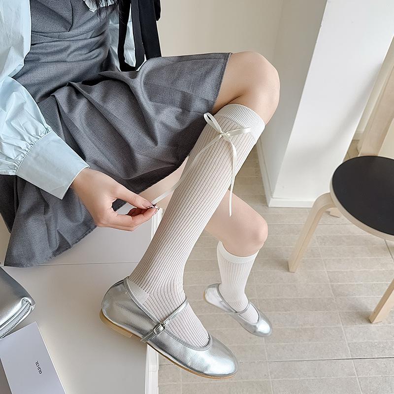 Ballet-style Socks for Spring and Summer, Thin Bow Calf Socks, Cute Jk Pile Socks, Boneless Long Stockings for Women 1 pair
Ballet-style Socks for Spring and Summer, Thin Bow Calf Socks, Cute Jk Pile Socks, Boneless Long Stockings for Women 1 pair