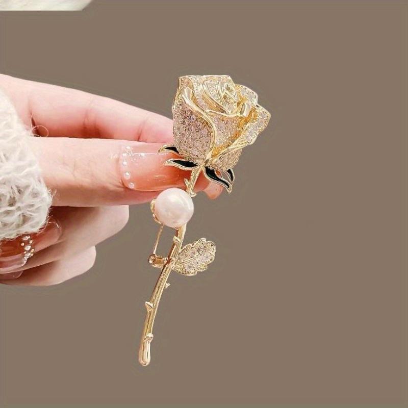 2pcs Ladies Rose Brooch, Elegant Large Corsage Pin with Timeless Floral Design, Suitable for Suits, Coats, Dresses, Perfect for Spring And Fall Fashio 2
2pcs Ladies Rose Brooch, Elegant Large Corsage Pin with Timeless Floral Design, Suitable for Suits, Coats, Dresses, Perfect for Spring And Fall Fashio 2
