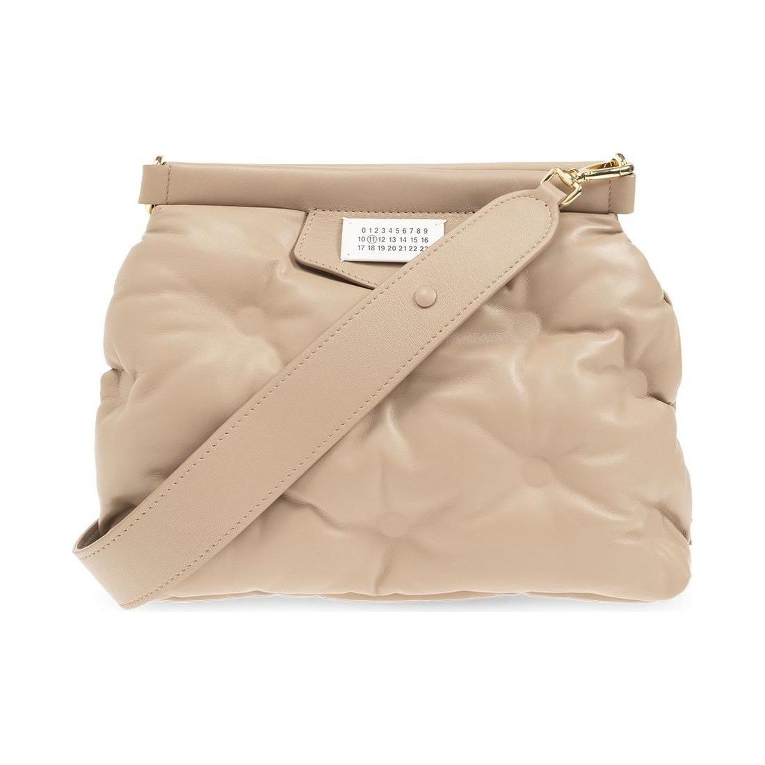 Maison Margiela Glam Slam Logo Tag Quilted Effect Grain Nappa Leather Handheld Shoulder Crossbody Bag Small Women bags Light-Brown SB1WG0028P4300T2070 Basic Set (Bag+Dust Bag)
Maison Margiela Glam Slam Logo Tag Quilted Effect Grain Nappa Leather Handheld Shoulder Crossbody Bag Small Women bags Light-Brown SB1WG0028P4300T2070 Basic Set (Bag+Dust Bag)