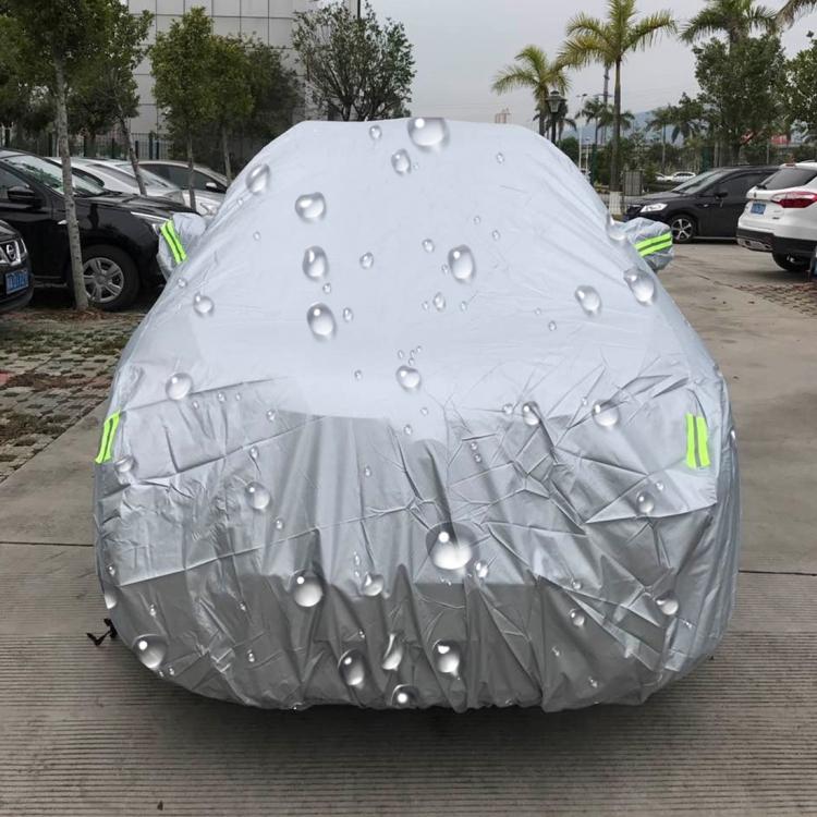 PEVA Anti-Dust Waterproof Sunproof SUV Car Cover with Warning Strips, Fits Cars up to 4.7m(183 inch) in Length
PEVA Anti-Dust Waterproof Sunproof SUV Car Cover with Warning Strips, Fits Cars up to 4.7m(183 inch) in Length