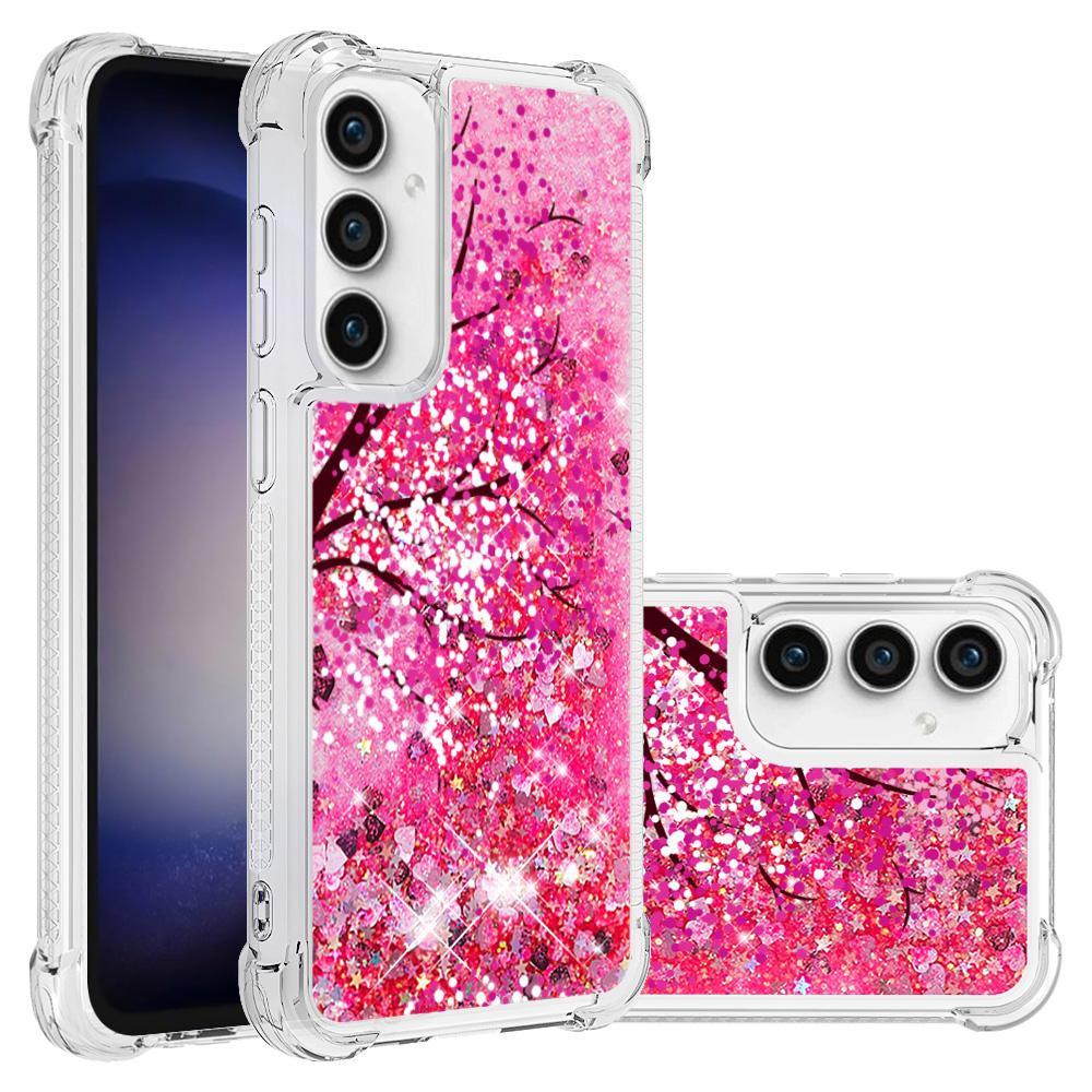 For Samsung Galaxy S23 FE TPU Case with Quicksand and Pattern Printed Cherry Blossom
For Samsung Galaxy S23 FE TPU Case with Quicksand and Pattern Printed Cherry Blossom