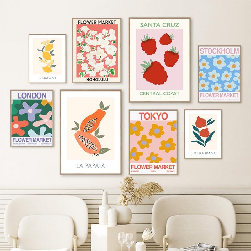 Flowers Market Papaya Lemon Strawberry Fruit Posters and Prints Wall Art Canvas Painting Hotel Cafe Pictures Living Room Decor 21cm×30cm NoFrame
Flowers Market Papaya Lemon Strawberry Fruit Posters and Prints Wall Art Canvas Painting Hotel Cafe Pictures Living Room Decor 21cm×30cm NoFrame