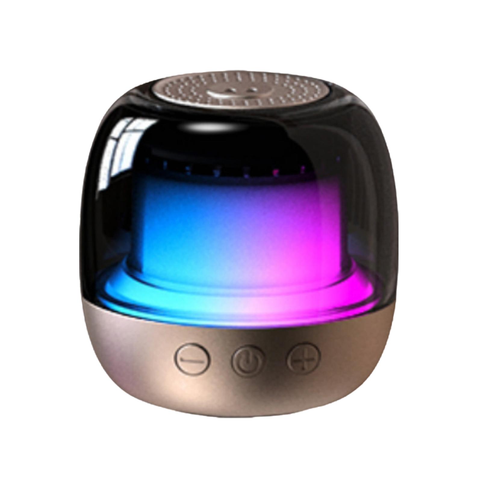 Wireless Bluetooth Speakers Portable TWS Stereo Subwoofer RGB Colorful Atmosphere Light Fingertip Gyro Mini Speaker золотистый
Wireless Bluetooth Speakers Portable TWS Stereo Subwoofer RGB Colorful Atmosphere Light Fingertip Gyro Mini Speaker золотистый